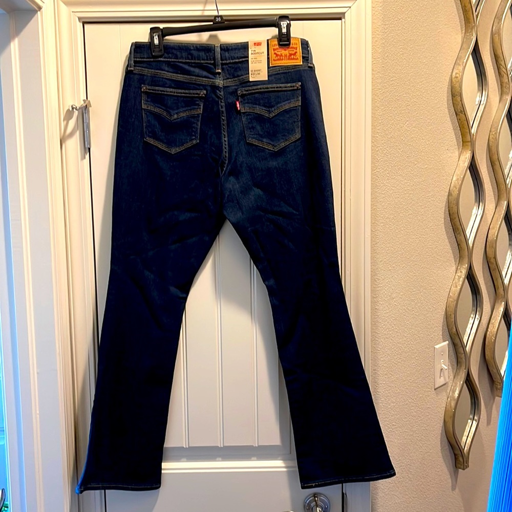Levi’s Women’s 715 Western Bootcut Mid Rise Jeans-Size 12 Short/W31 L30-NWT